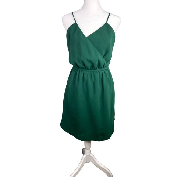 Madewell Wrap Front Cami Sundress in Bowling Green With Pockets Size 4 - Picture 2 of 15